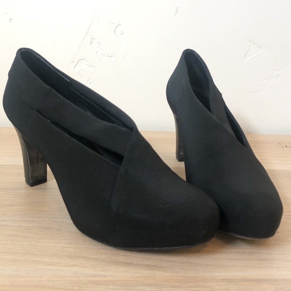 Eileen Fisher Shoes - Eileen Fisher Black Booties Heels 6.5 Ankle Boot